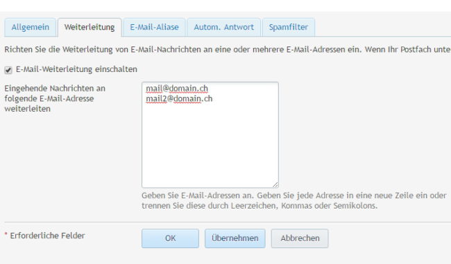 E-Mail Adresse erstellen mit Plesk